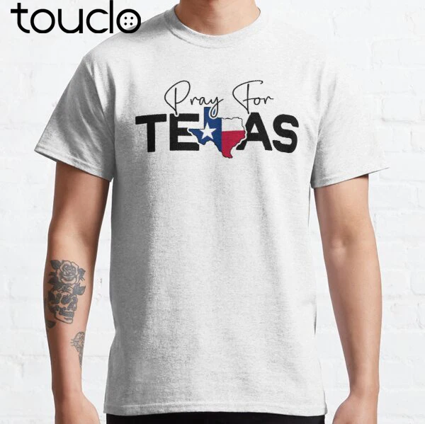 

Pray For Texas Texas Strong Gun Control Now Classic T-Shirt T Shirt Custom Aldult Teen Unisex Digital Printing Tee Shirts Tshirt