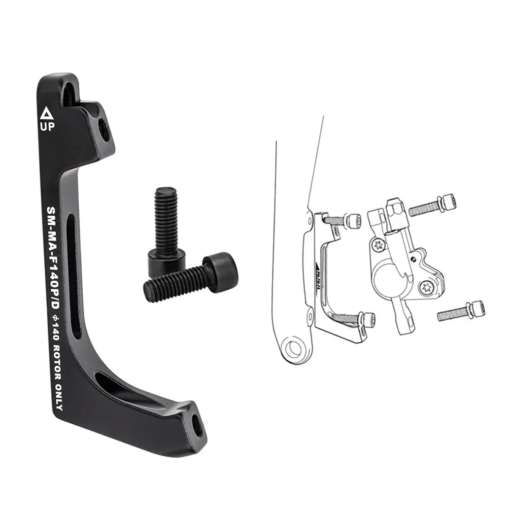 Road Bike Bike Disc Brake-Caliper Adapter Flat Mount To Post Mount F140/F160/R140MM For Flat Mount To Post Mount FM To PM