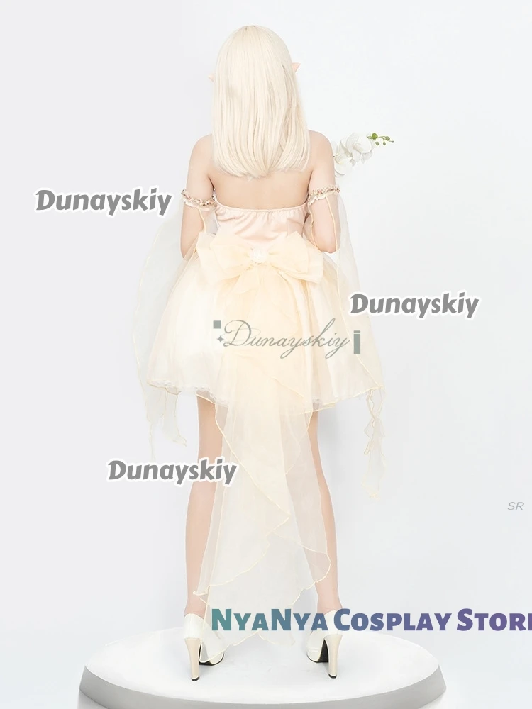 Gaun Peran Peri untuk Tari Panggung 코스튬 Halloween Wanita Rok Mengembang Lucu dan Modis Pakaian Pesta Halloween Karnaval