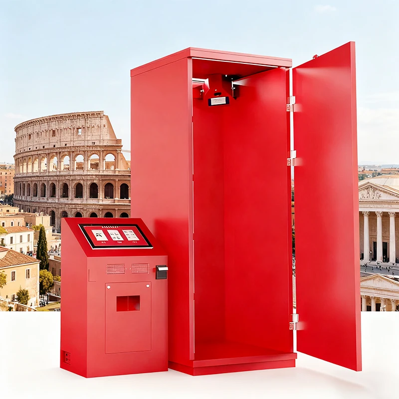 Smart Touch Photo Booth, 2026 Upgraded Model with Printer Receipt Vending Machine, Efficient Photo Printing Interactive Device