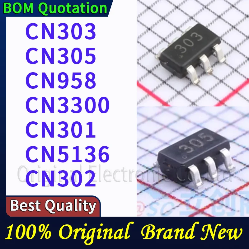 

5pcs/lot CN303 CN305 CN958 CN3300 CN301 CN5136 CN302 In stock Original High quality