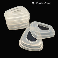 Gas Mask Respirator Parts 501 Filter Adapter Plastic Cover For 6800 6001 7502 6200 Filter Holder 5N11 5P71  Anti-dust Retainer