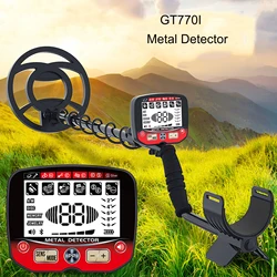 Professional GT770I Metal Detector for Adults Waterproof Higher Accuracy 5 Modes Gold Detector with Strong Anti-Interference