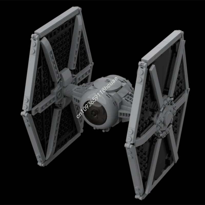 

450 шт. MOC Imperial TIE, истребитель звездного корабля, строительные блоки, коллекционная модель для взрослых, детская модель, рождественская игрушка в подарок