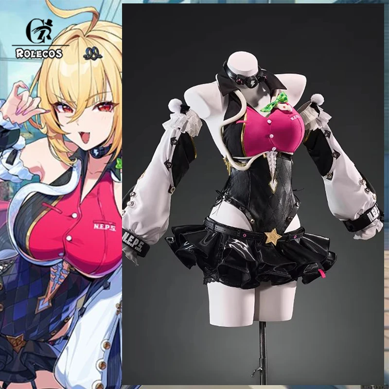 

Костюм для косплея Cissia из игры Zenless Zone Zero от ROLECOS, агент Метрополитен-ордера, комбинезон для женщин на Хэллоуин