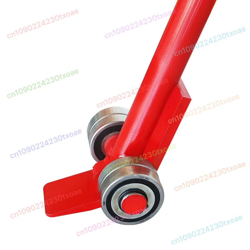 

Heavy Duty Wheeled Flat Head Pulley Lifting Crowbar Thickened Seamless Steel Pipe Bearing Crowbar Lifting And Handling Equipment