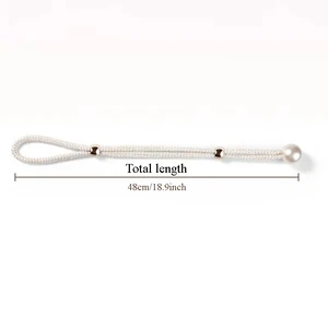 2 buah Tiebacks Tirai Mutiara, Tiebacks Mutiara Tirai, Perlengkapan Dekoratif, Tiebacks Tirai Tali Tidak Ada Tarikan yang Dapat Disesuaikan 8 tempat gorden penjualan terbaik - №