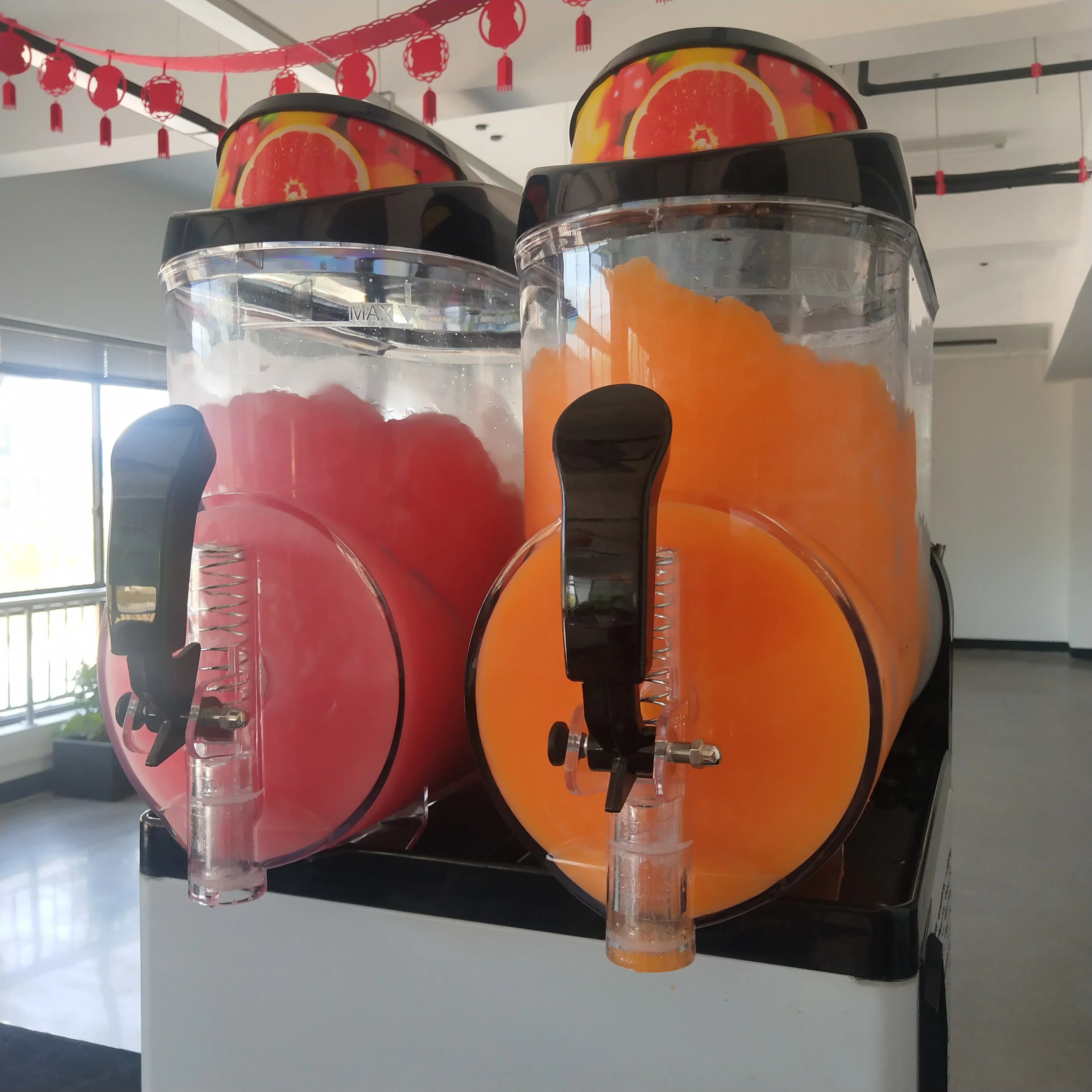 Máquina de bebidas congeladas Granita, máquinas para hacer helados Slushy Slushee Slush Puppie para pequeñas empresas, Granizadora Maquina