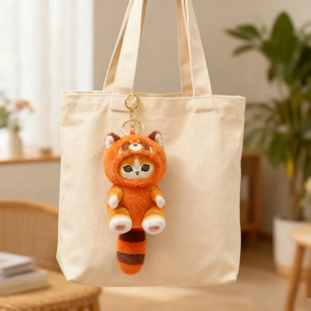 

Мультяшный плюшевый брелок Енот Акула Кошка Сумка Подвеска Плюшевая милая кукла Брелок Подвеска