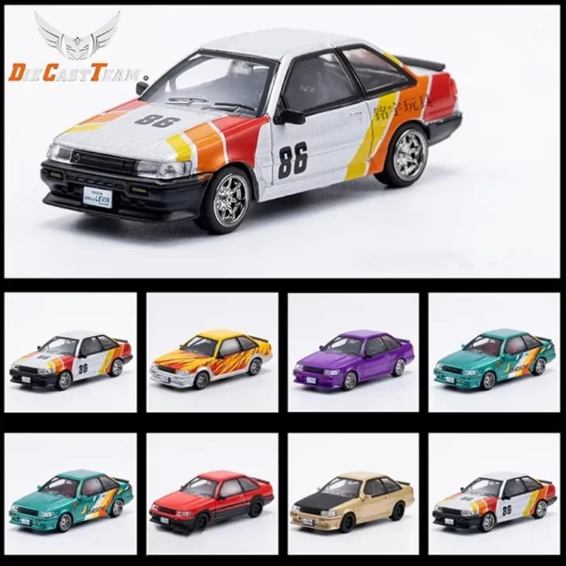 

Масштабная модель автомобиля DCT 1:64 TYT AE86 Corolla LEVIN 1983 из сплава, статическая коллекционная модель, украшение, праздничный подарок, игрушка, сувенир