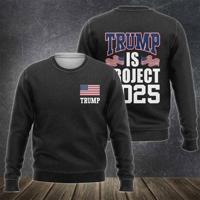 Sudaderas con gráficos de mercancía de Donald John Trump 2025, jersey Unisex patriótico de EE. UU., jersey americano para hombres, chándal para mujeres