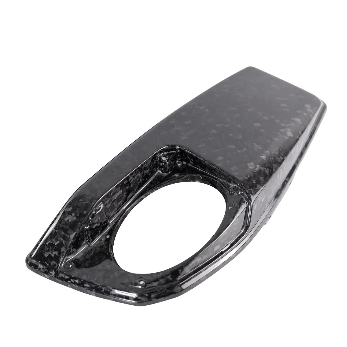 Motorcycle Side Box Top Cover Audio Model Carbon Fiber Forged Carbon Glossy Black Fit for CVO Street Glide