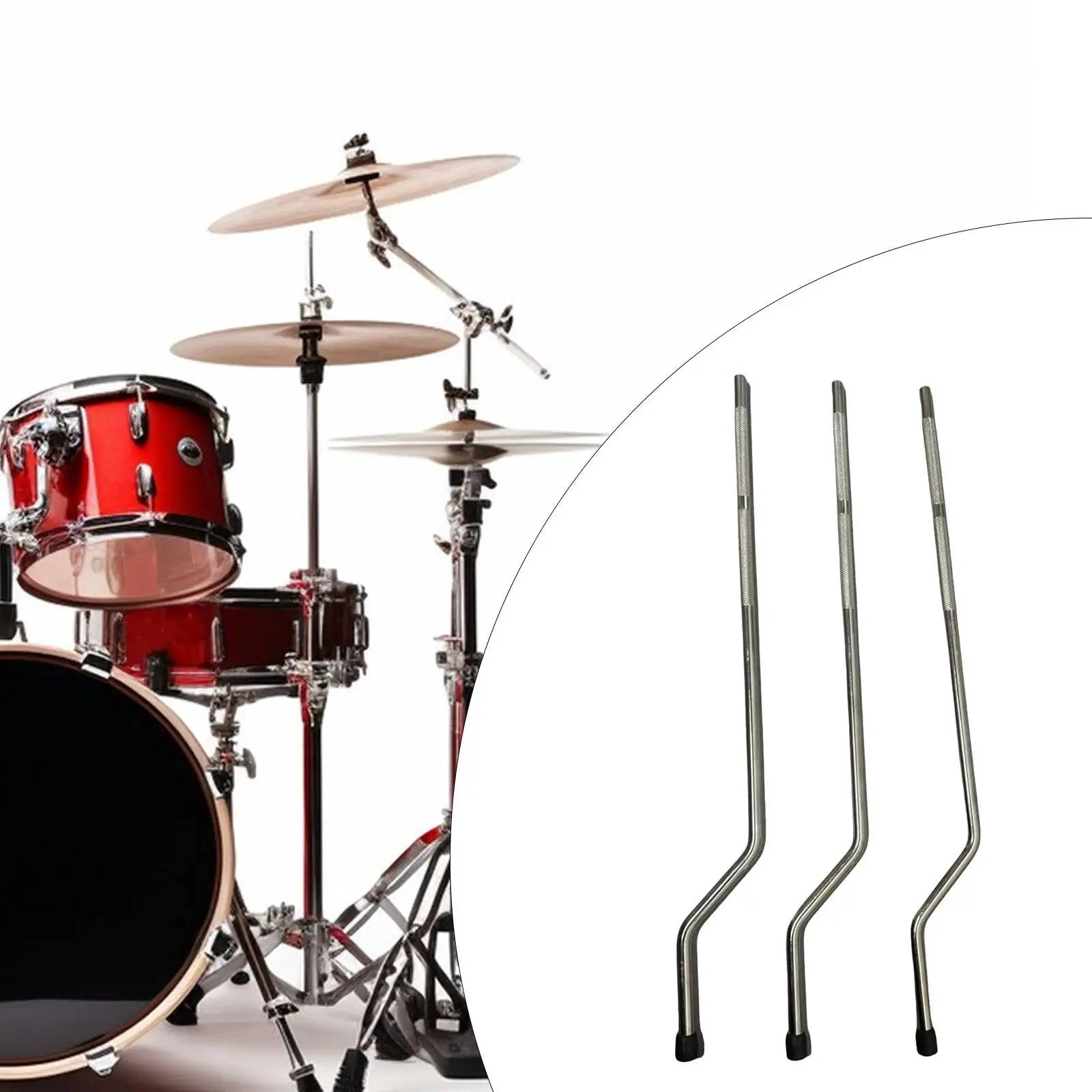 3 Pieces Bass Drum Feet Drum Accessories Heavy Duty Tom Drum Set Tom Legs Drum Legs Kick Drum Legs Spare Parts Tom Feetdrum Set