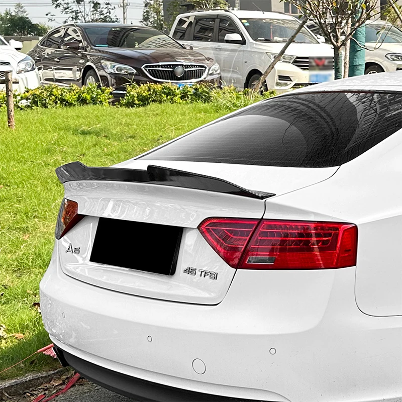 لأودي A5 8T 4 باب سبورتباك 2007-2016 PSM سيارة الذيل الخلفي الجناح سقف الجذع الفاصل ABS الحرس الخارجي تعديل اكسسوارات السيارات