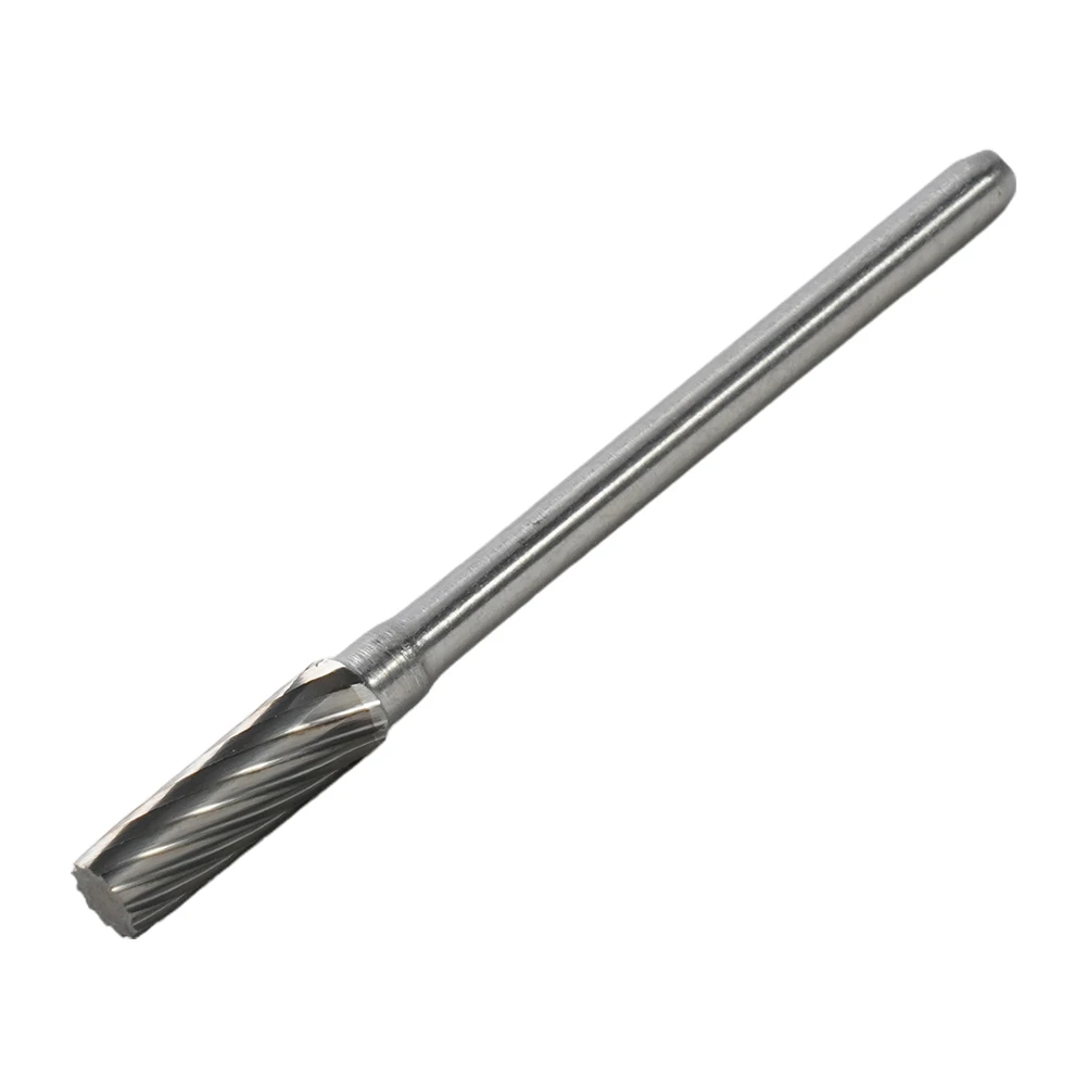 Chamfering Jewelry Making Rotary Burrs Silver Color Striation Tool Making Wood Carving 6mm Type A Single Carving