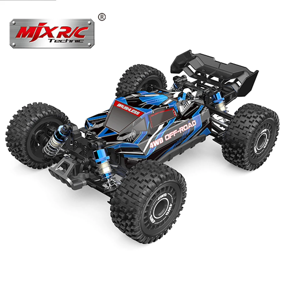 MJX 16207 1/16 bezszczotkowy samochód RC Hobby 2.4G pilot zdalnego sterowania zabawkowa ciężarówka 4WD 65KMH szybki Off-samochód zabawka dla dzieci