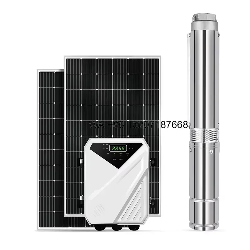 Wmwmnu for TEOSTON High Efficiency Solar Water Pump 48V DC 600W Submersible High Pressure for Agriculture Irrigation System