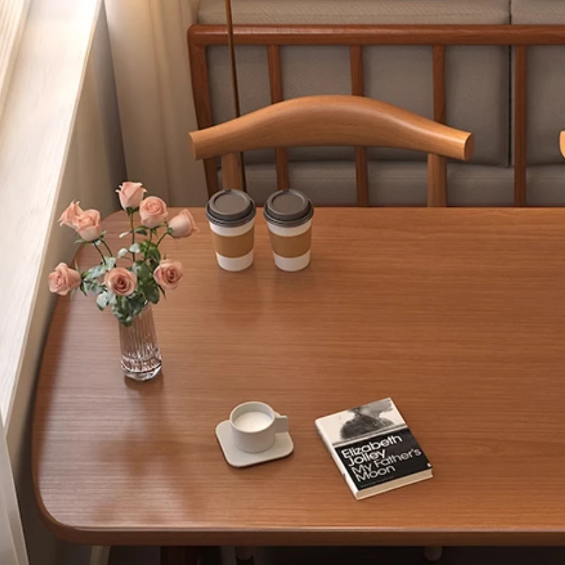 Tavolo da pranzo semplice e impermeabile in legno di qualità moderna Nuovo nel salotto Tavolini da caffè Apartmen Design Center Mesas De Jantar Furniture