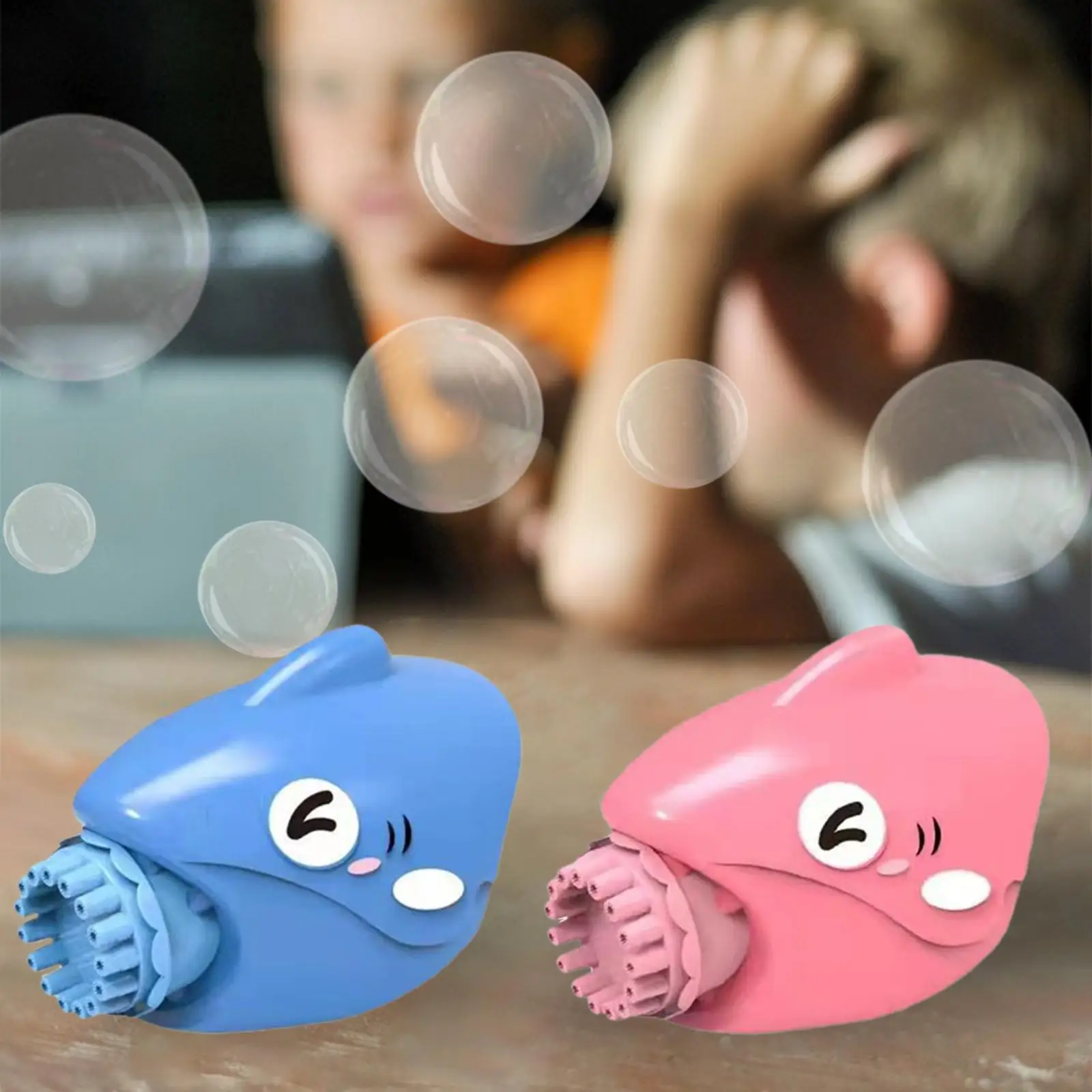 Electric Bubble Maker Party Favor Birthday Gift Electric Bubble Maker for Girlfriend Boys Girls Toddlers Kids