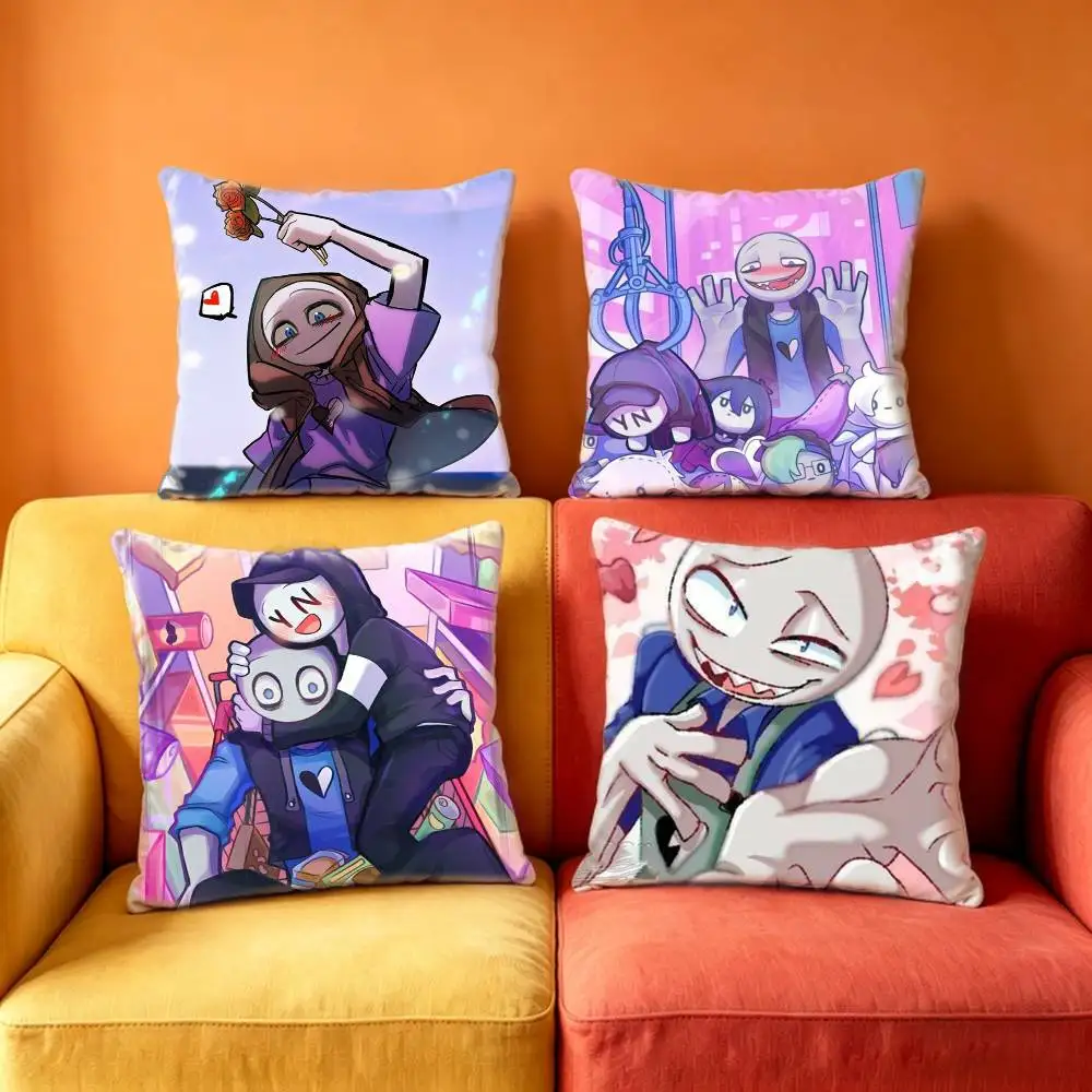 Game Peter Y-Your Boyfriend  Pillow Case Sofa Living Room for Bedroom car Headboard Backrest Cushion Square Cushion Nap Time
