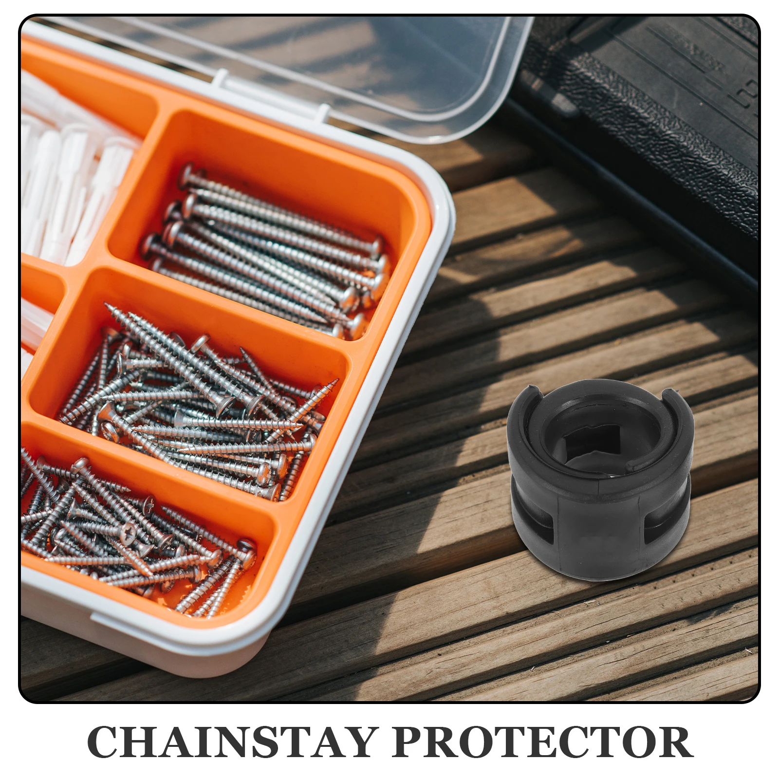 

4Pcs Bicycle Chainstay Protector - Heavy Duty Bike Frame Guard for Mountain Bike Chain Protection Front and Rear Fork