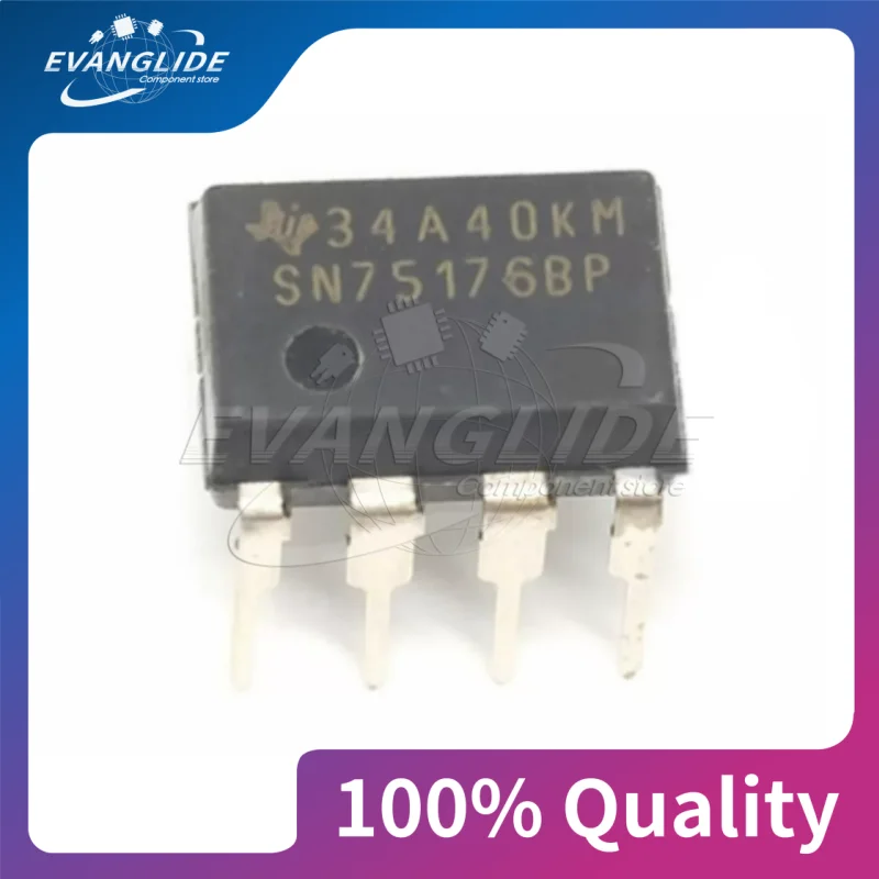 1 PCS/LOT BRAND NEW SN75176BP Driver DIP-8 Transceiver
