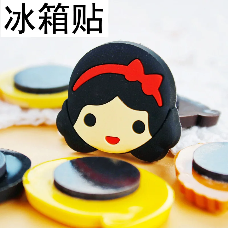 Disney Cute Princess Drawing Board Magnet Mini Refrigerator Home Decoration Sticker Magnets Fridge Souvenir Whiteboard Magnets