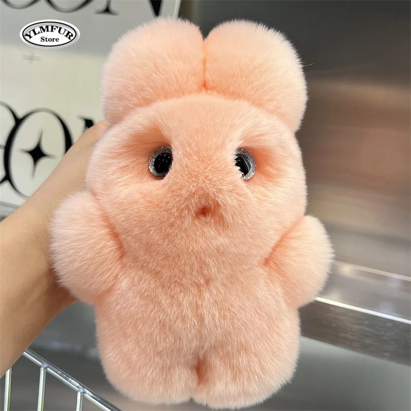 Cute Soft Stuffed Animal Plush Bunny Rabbit Toy for Kids Girl Lovely Animal Doll Toy Rabbit Fur Bunny Plushie Ornament Pendant