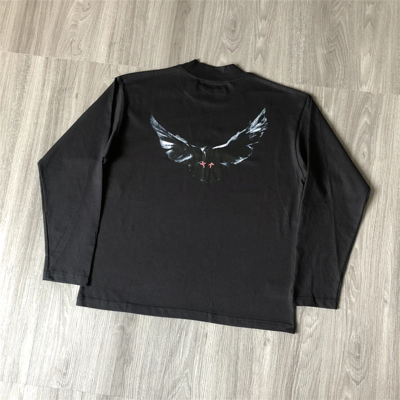 YZY DONDA DOVE Kanye West T-shirt Men Women 1:1 High Quality Vintage Clothing Pigeon Oversize Tops Tee T Shirt