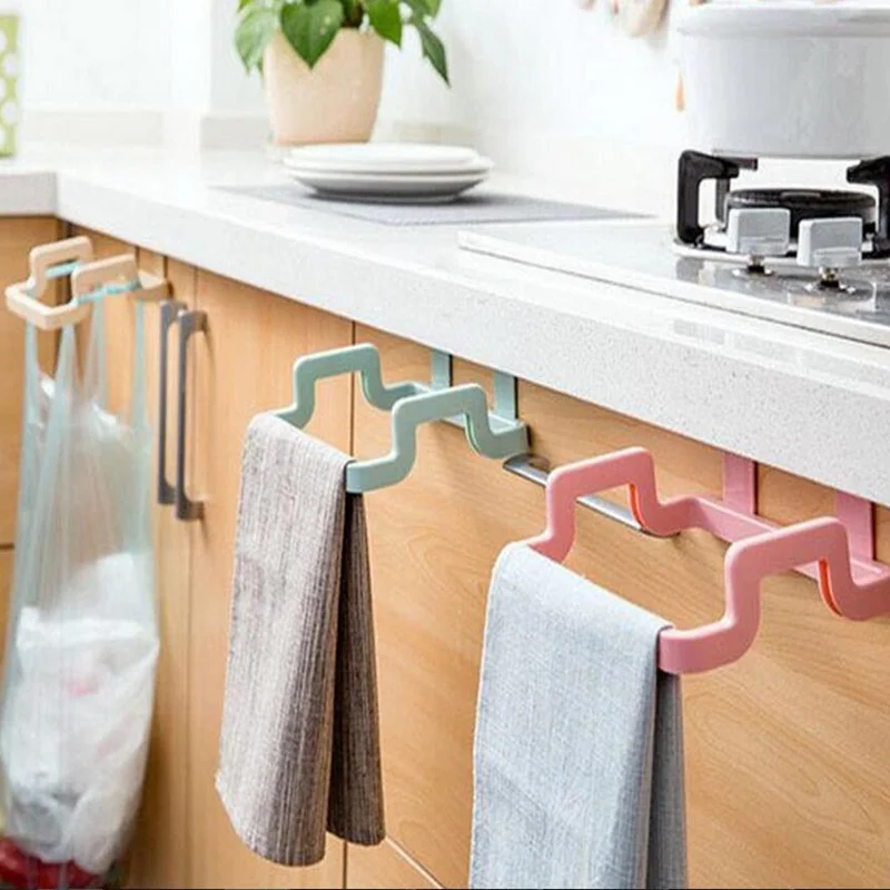 Hängen Müll Tasche Rack Müll Tasche Rack Müll Tasche Lagerung Rack Halter Tragbare Schrank Müll Rack Küche Gadgets – Detail 3