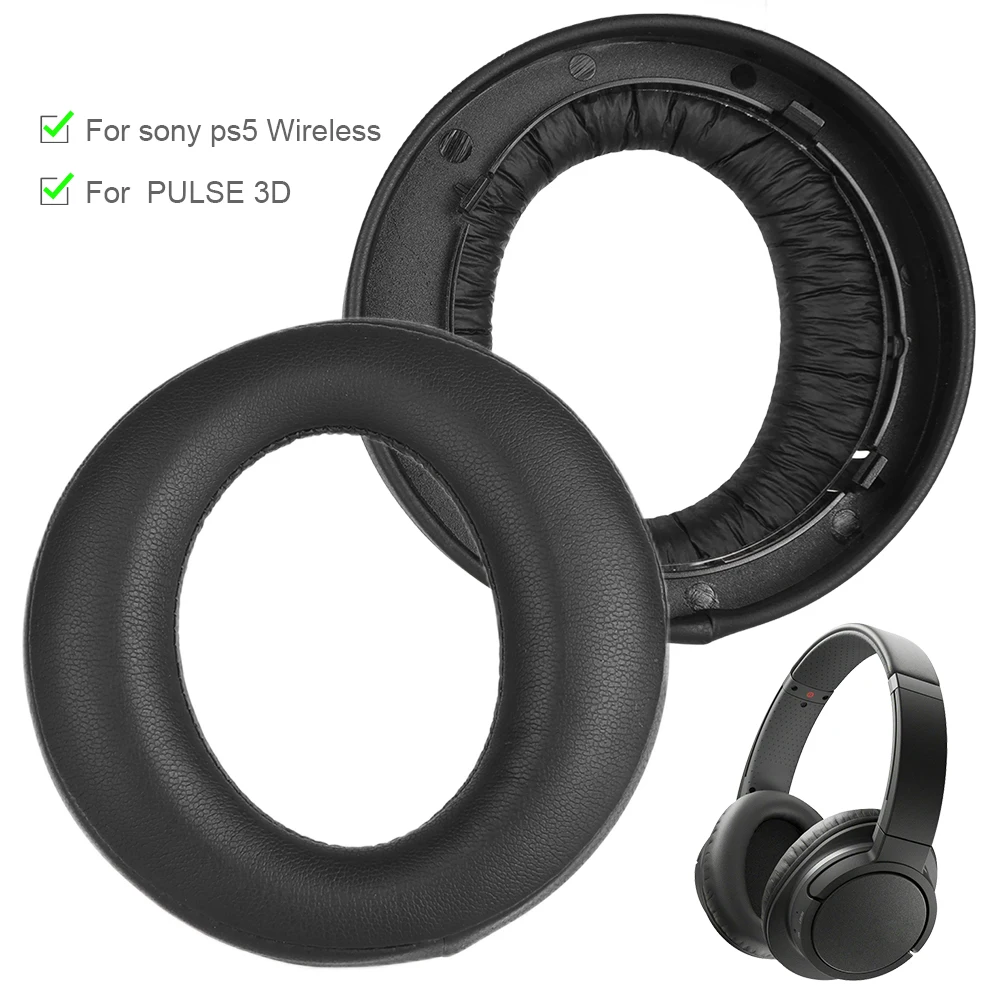 Replacement Ear Pads Cups Earpad Memory Foam Cushions For Sony Playstation 5 Pulse 3D Wireless Ear Pads Headphone Earpad