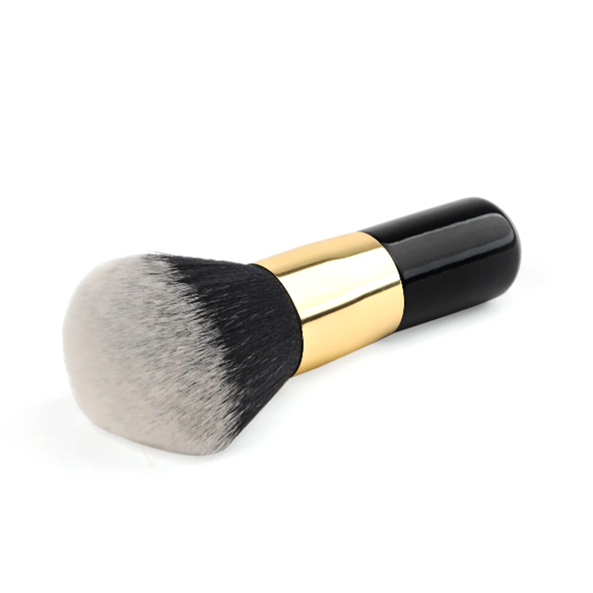 

Flat Foundation Brush Gold Black Makeup Brush For Cream Liquid Powder Blush Concealer Tool Face Set