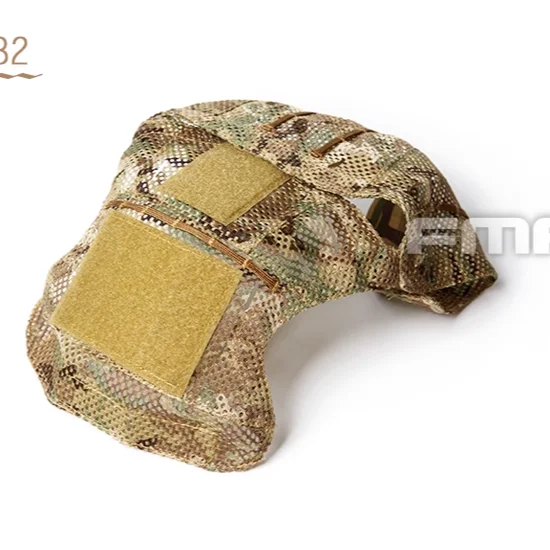 FMA Cubierta de casco táctico CP – Malla recortada para airsoft - imagen 4