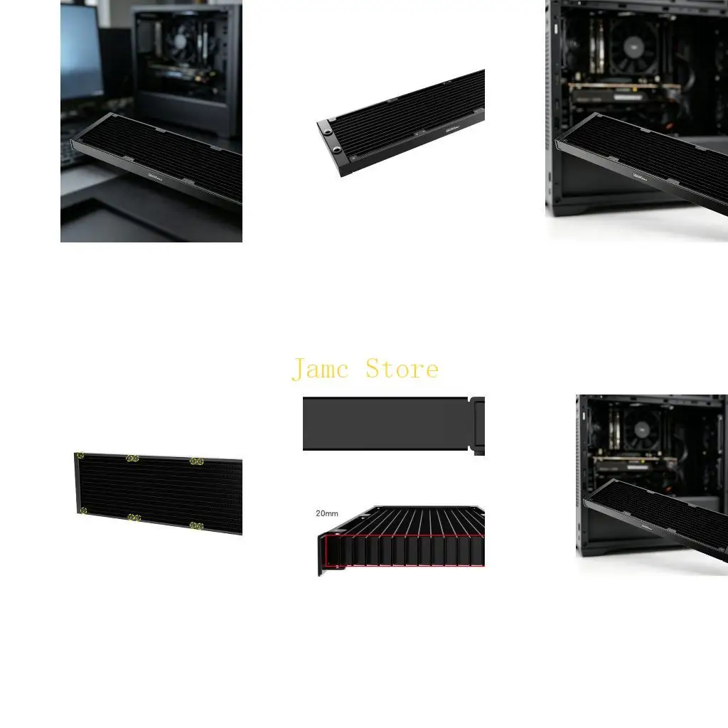 

LX0B Heavy Duty 14cm Aluminum Cooling System For Computer Fluid Temperature Regulation