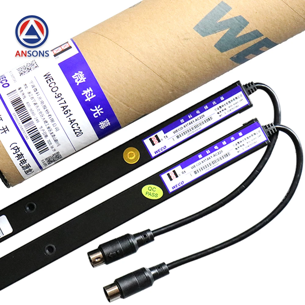 

WECO-917A61-AC220 WECO Elevator Light Curtain Door Sensor Photocell 94 Beam Universal Type General Ansons Elevator Spare Parts