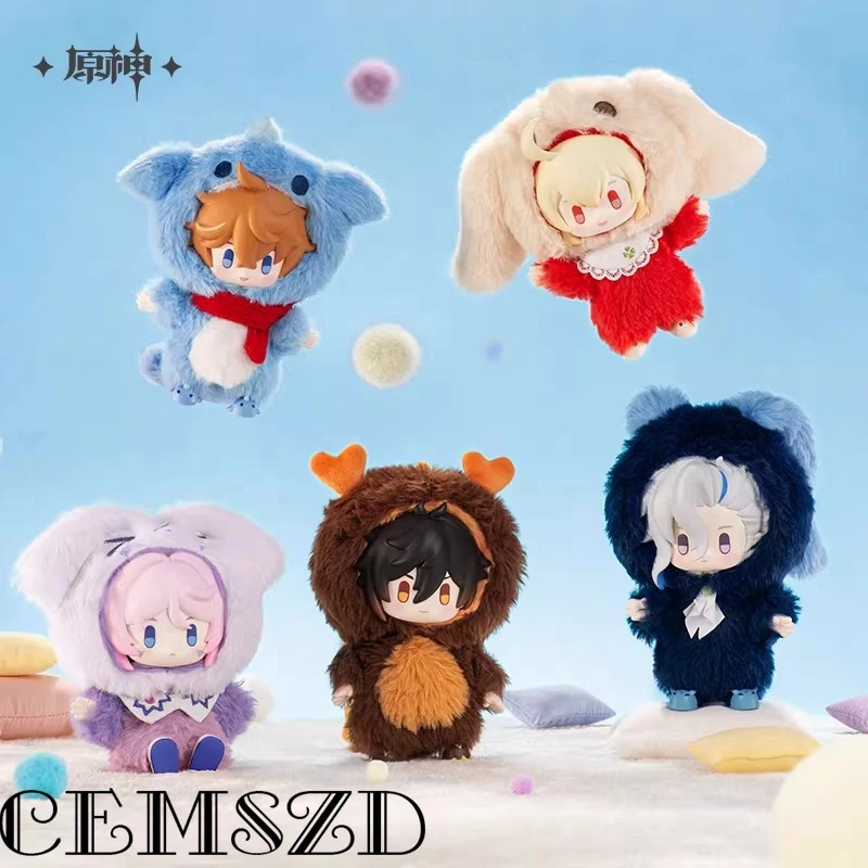 

[Genuine] Tartaglia Plush Pendant Game Genshin Impact Klee ZhongLi Neuvillette 14.5CM Cosplay Accessories Anime Cartoon Props
