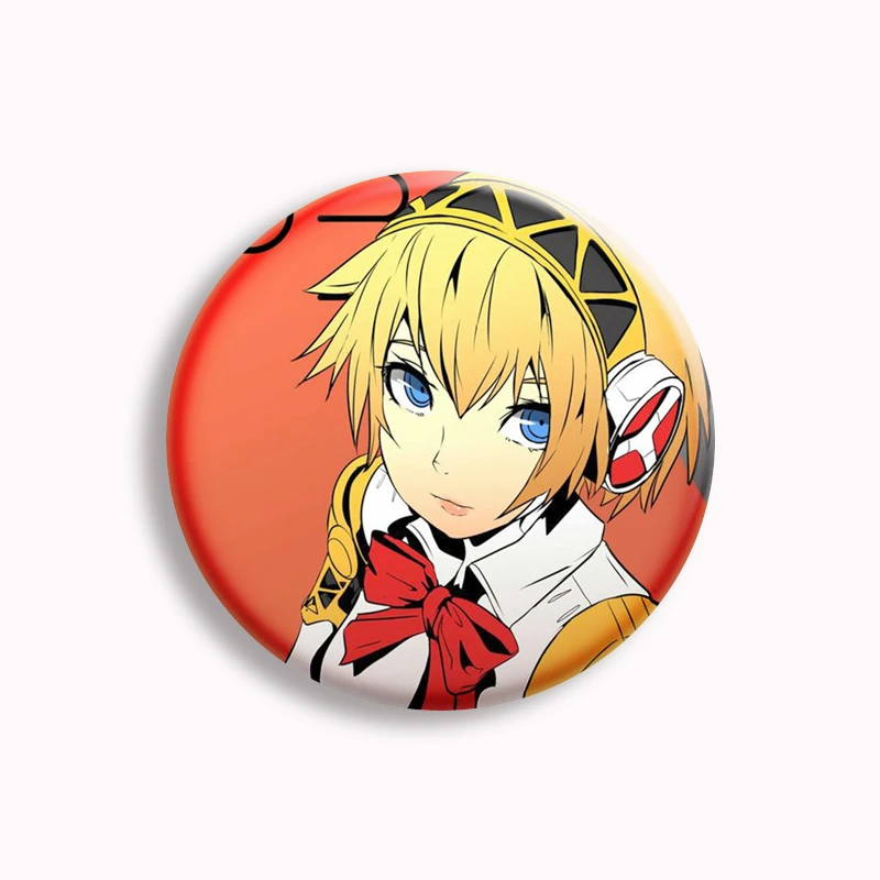 Aegis-Botón de juego Persona 3, Pin P3RE de dibujos animados, broche de personaje P3 creativo, bolso de decoración, regalo para coleccionistas de amigos