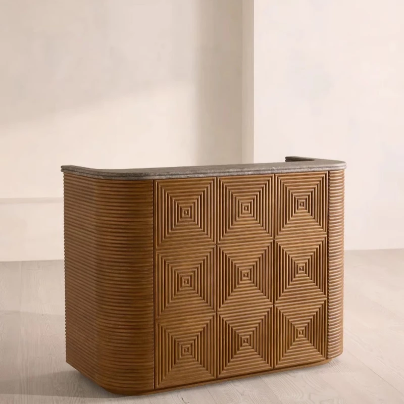 Exquisite dining room cabinets marble oak storage sideboards
