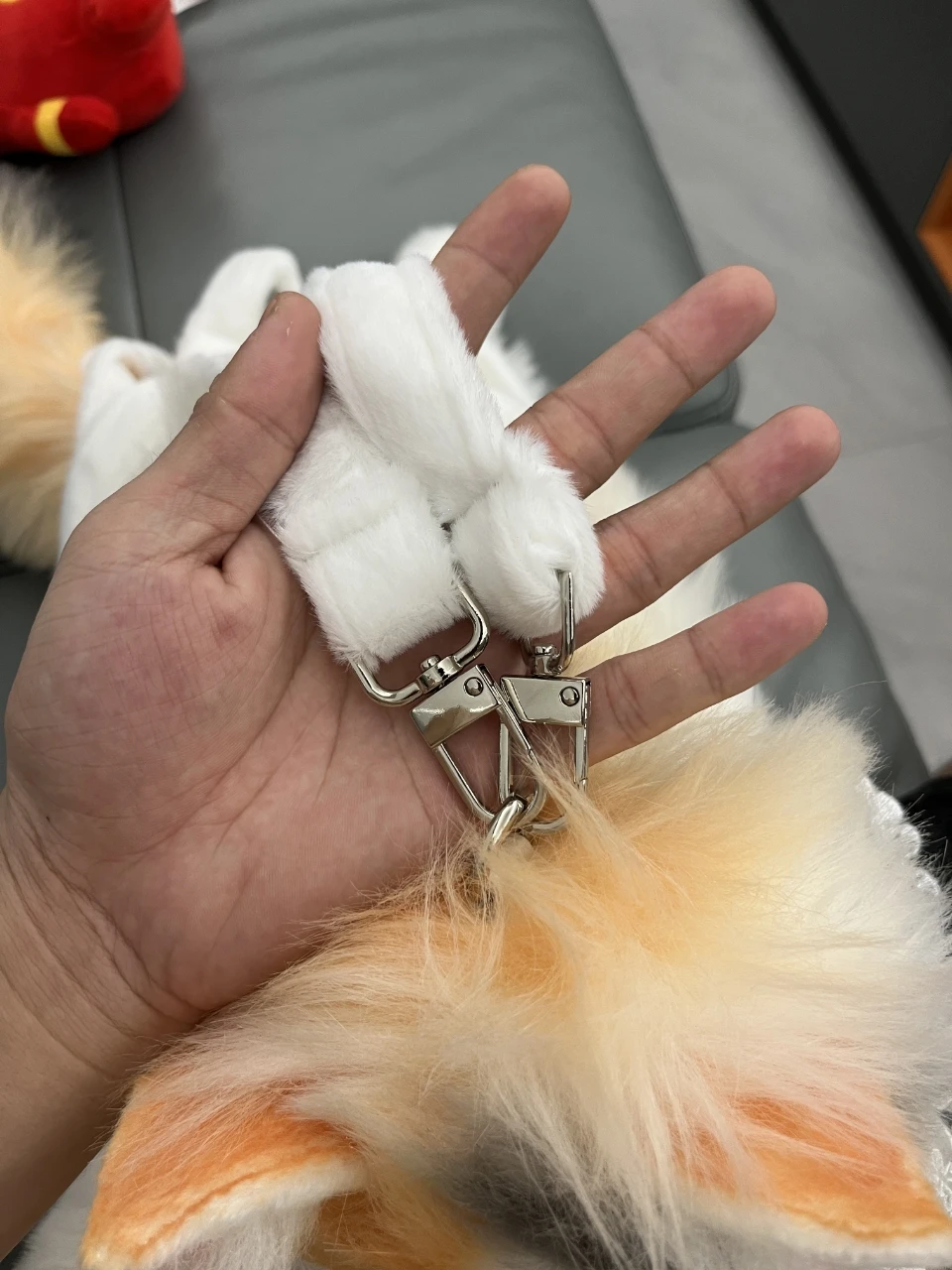 Simulation three-cat cat backpack kitten bag backpack doll plush toys for friends girl children's birthday gift