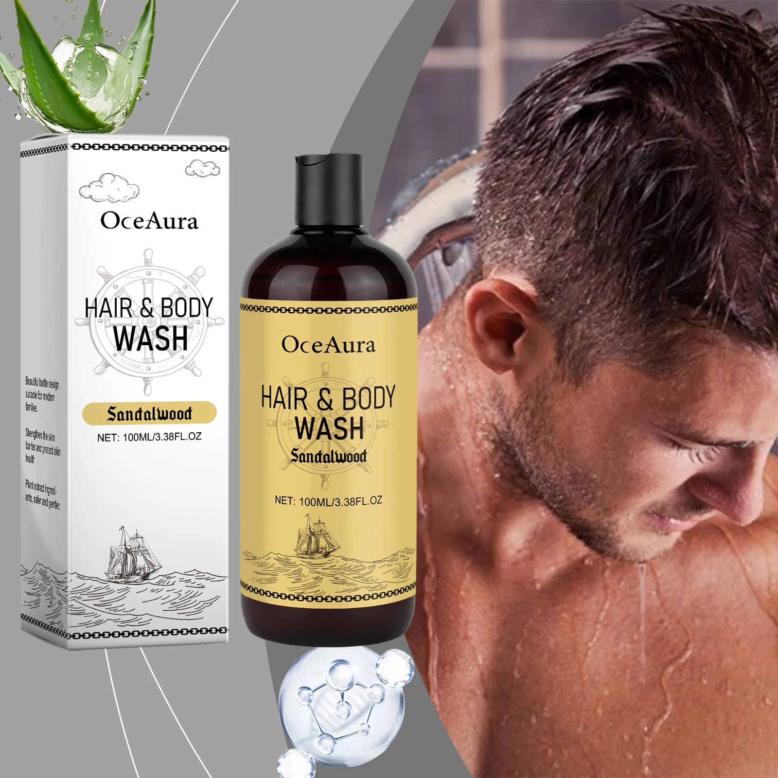 OceAura Шампунь и средство для – обзор и цена Men'S Grooming Gel