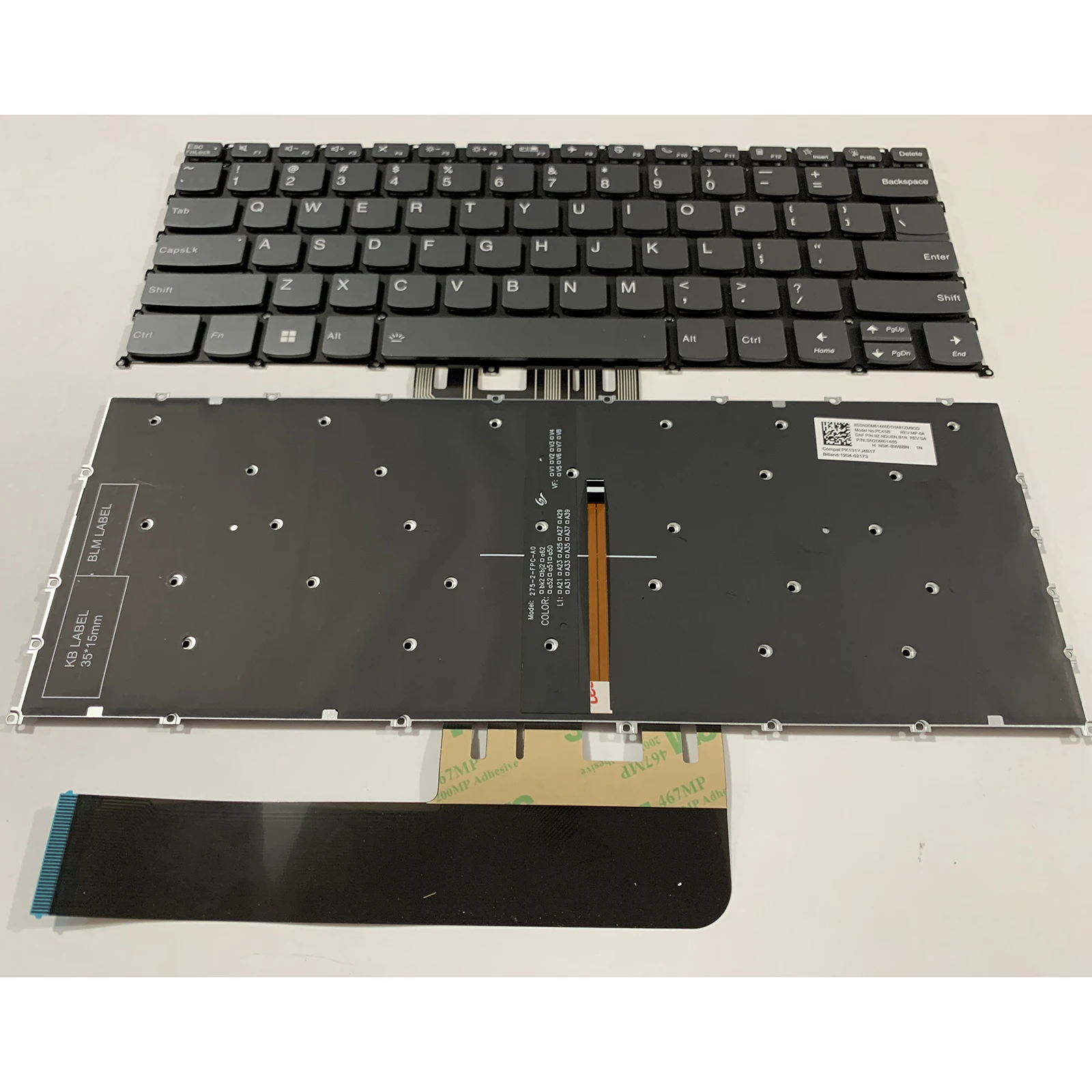 

US RU SP layout for Lenovo XiaoXin Air-14ARE Air-14IIL 2020 14ITL 14ALC 2021 Laptop Keyboard