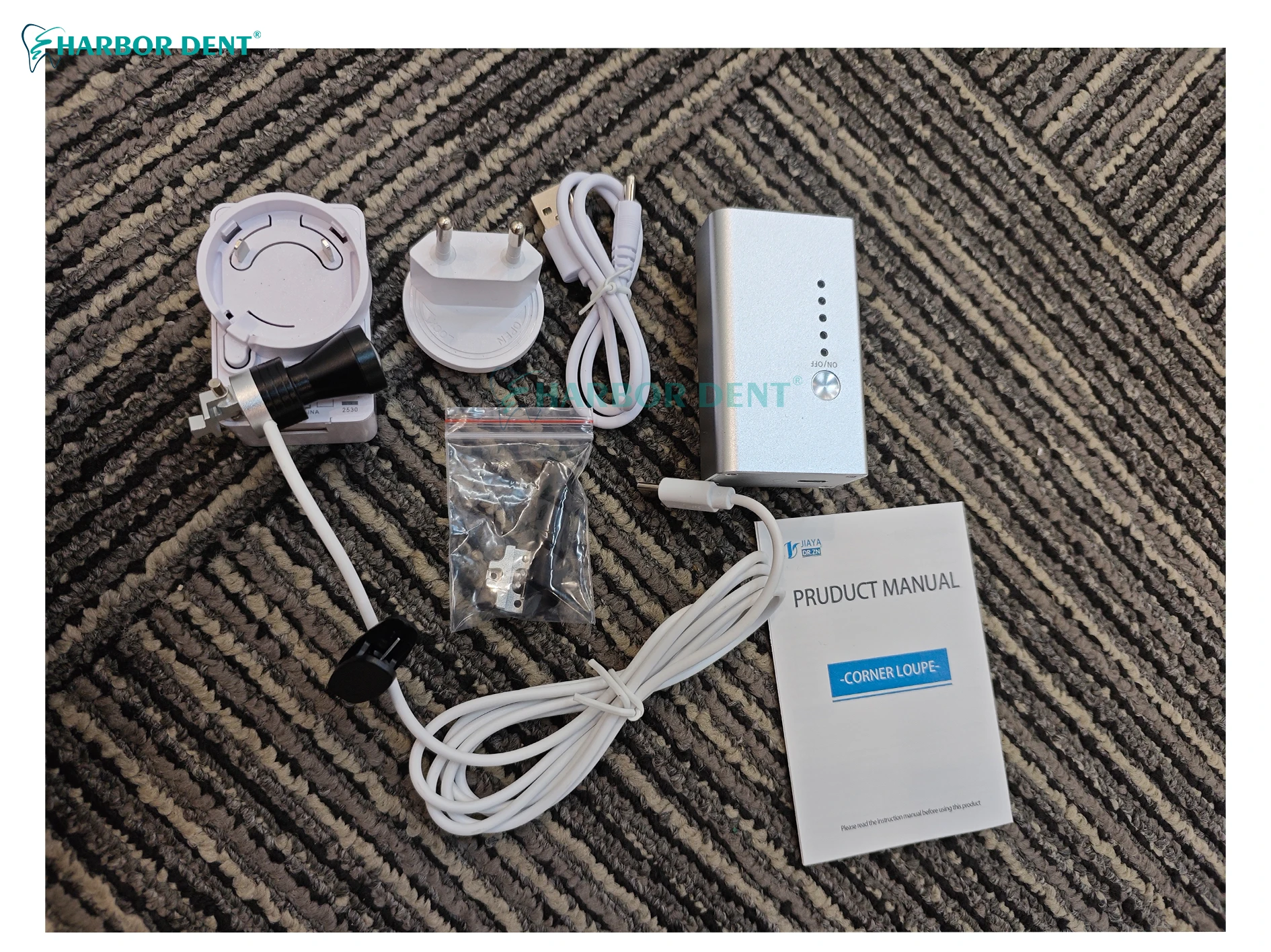 المصباح الأمامي لـ den tal 4.0X/5.0X Ergo Loupes 5W LED مشبك أضواء سطوع قابل للتعديل على أدوات طب الأسنان للبطارية #2