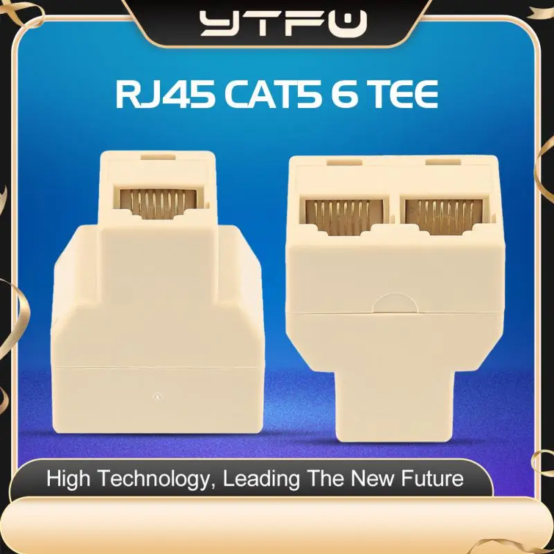 

Адаптер для порта локальной сети Rj45, внешний адаптер Cat5 6 Lan 8p8c, модуль для сетевого разветвителя ноутбука, разъем кабеля Ethernet