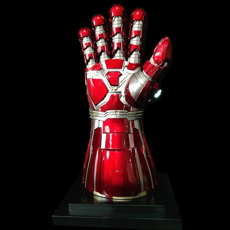 Marvel 45cm The Avengers Thanos Halloween Wearable Toys For Children Adults Cos Props Figure Glow Gloves Model Ornaments Gif