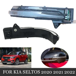 Left Right Car LED Side Rearview Mirror Signal light For Kia Seltos 2020 2021 2022 Auto Rear View Mirror Turn Light Stop Lamp