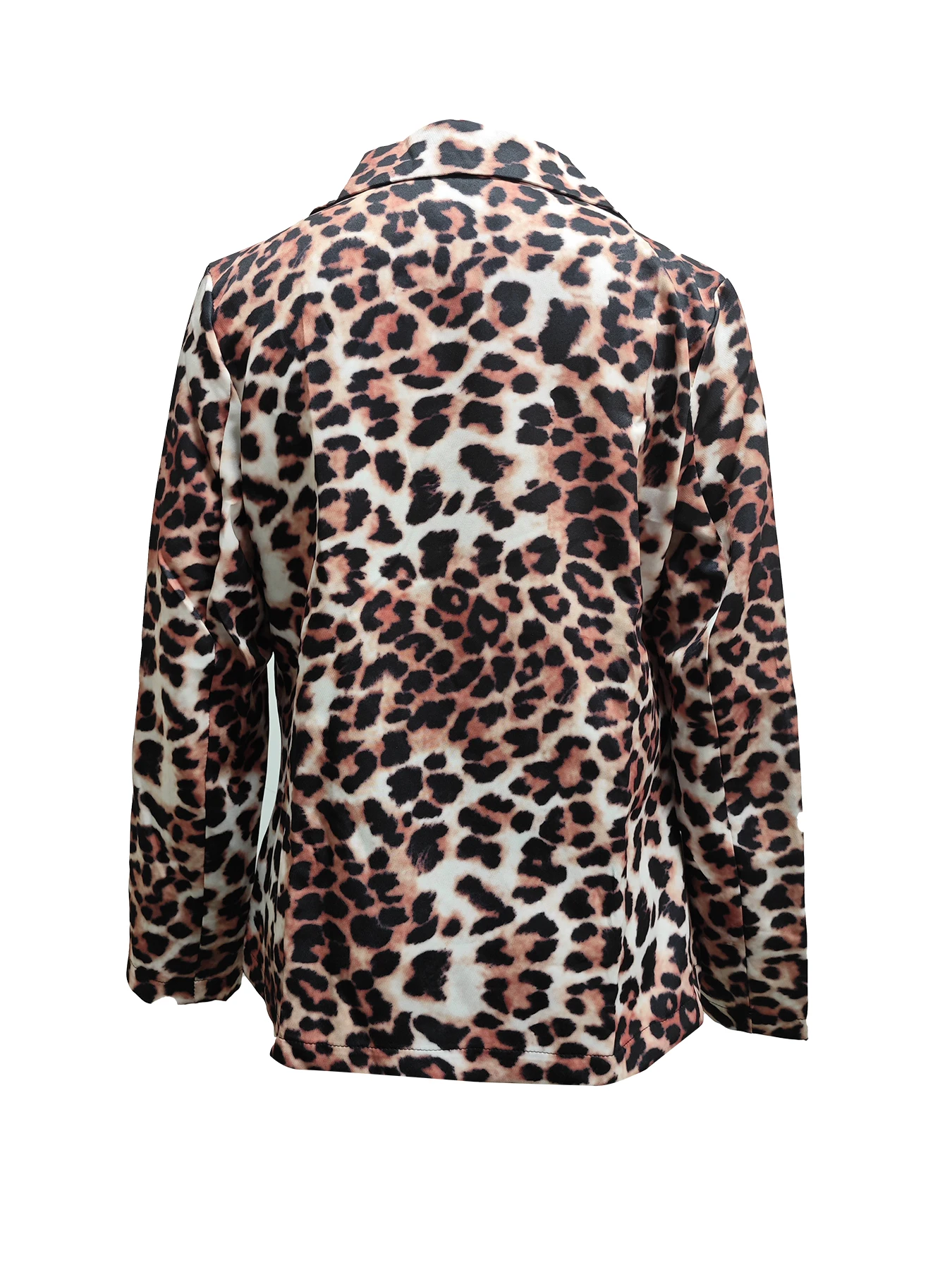 Womens Loose Fit Shirt Long Sleeve Blouse Notched Collar Trendy Zebra Print Street Fashion Style