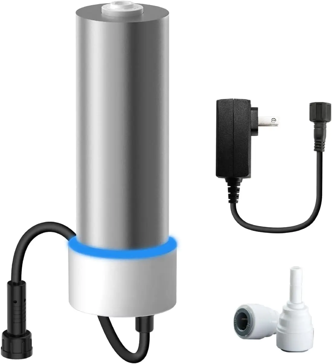 

Under Sink UV Water Filter - Reduces 99.9% Harmful Substances, LED Ultraviolet, Stainless Steel, 50-Year Life, FCC Certified