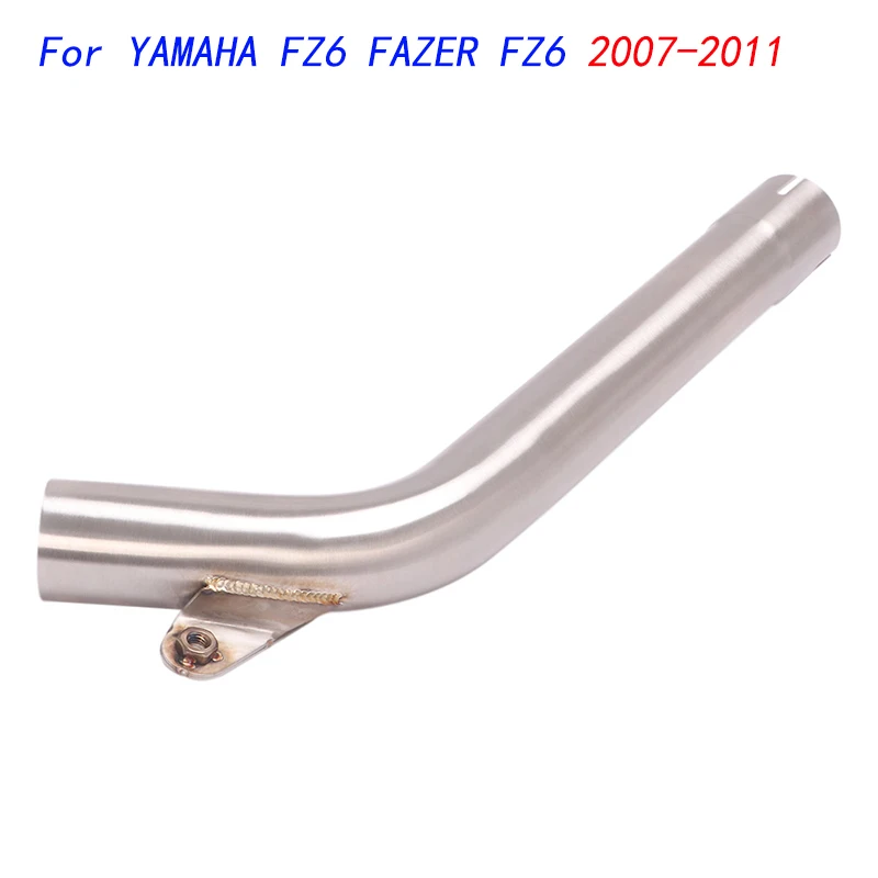 

Escape Motorcycle Mid Connect Tube Middle Link Pipe Stainless Steel Exhaust System For Yamaha FZ6 FAZER FZ6 2007-2011