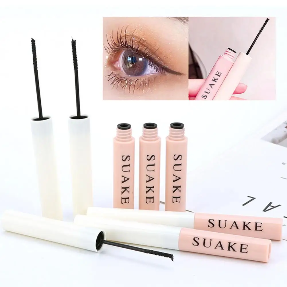 Lash Mascara 5g Tube Easy to Clean Lightweight Slender Lasting Thick Curling Fine Brush Mascara for Beauty