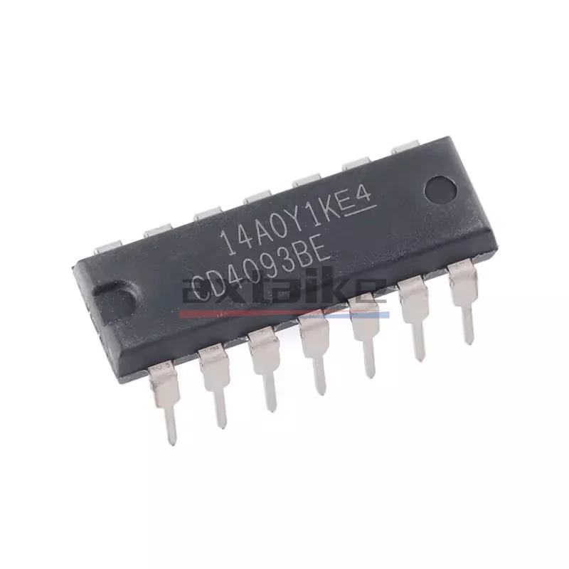 20PCS CD4093BE CD4093BM DIP-14 SOP-14 CD4093 HEF4093BP HCF4093 SMD CMOS Quad 2-Input NAND Schmitt Triggers IC